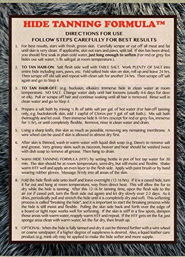 Deer Hide Tanning Formula Multi Pack for Fur & Leather - 6 Bottles