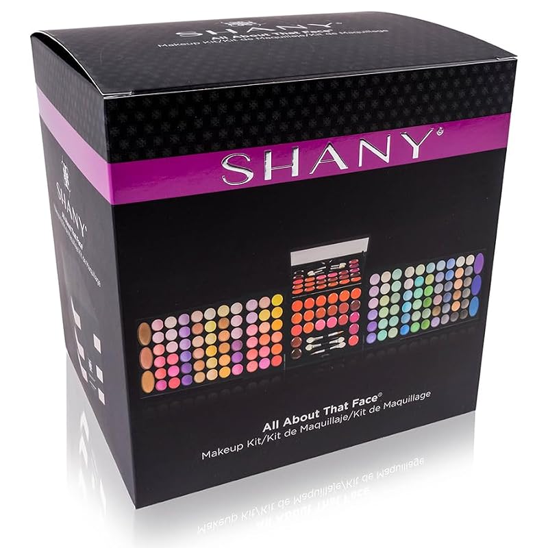 All About That Face Makeup Kit - Beginner Cosmetic Set with Eyeshadows & Lip Colors - Variation of THIS listing