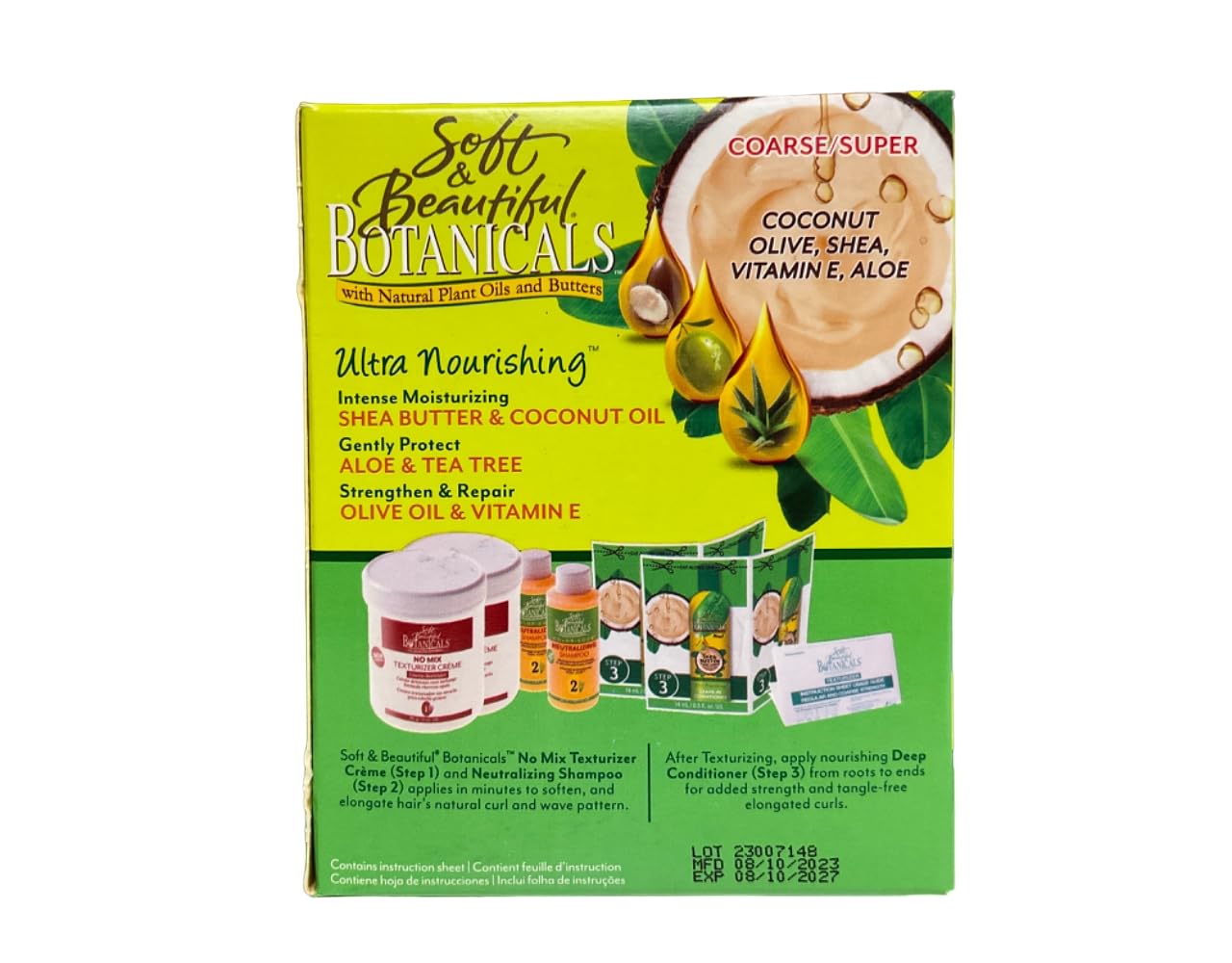 Soft & Beautiful Botanicals Texturizer [Coarse] (Pack of 2)