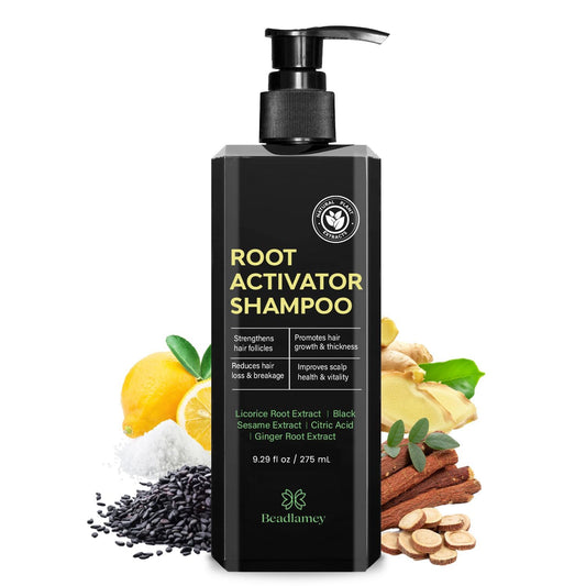 Root Activator Shampoo for Men: Hair Growth Shampoo for Hair Loss and Thinning Hair - 9.29 fl oz / 275 mL