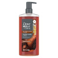 DOVE MEN + CARE Plant-Based Bourbon Vanilla + Hazelnut Body Wash for Men For Moisturized Skin 26 Fl Oz