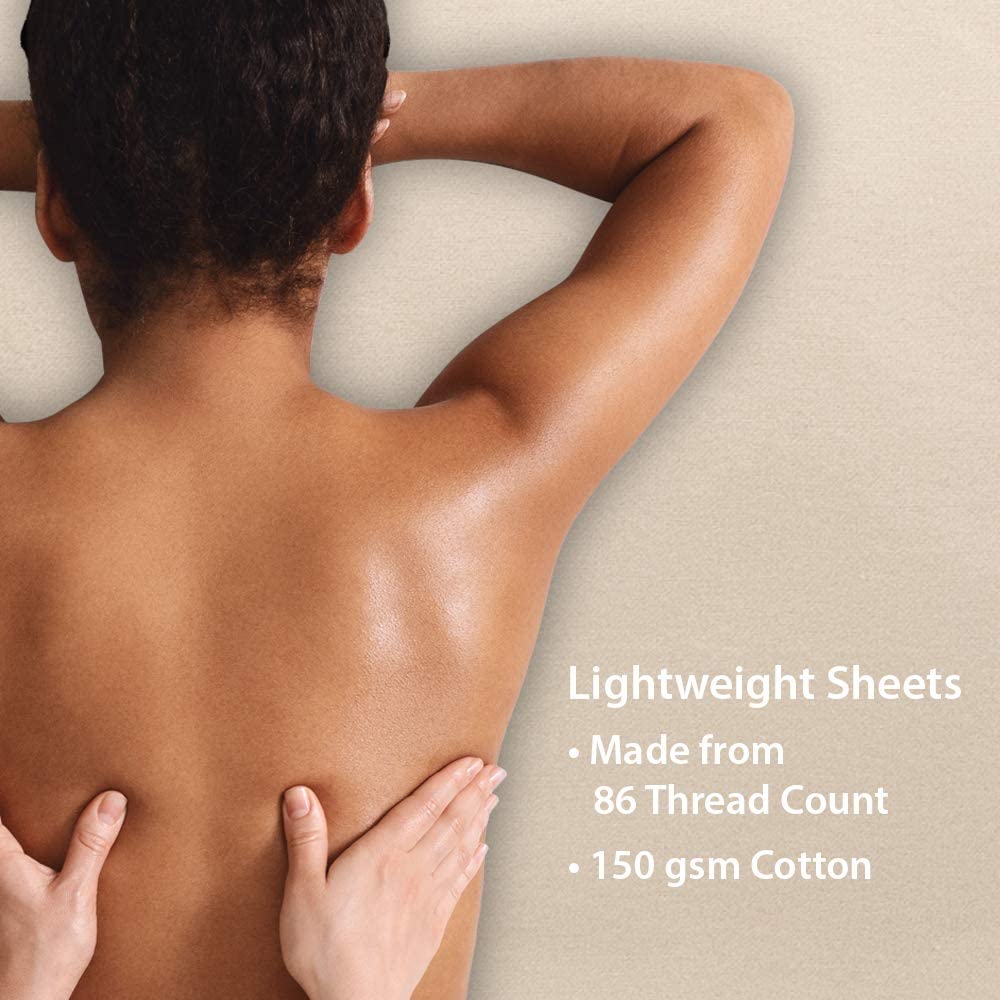 Premium Designer Flannel Massage Sheet Set - 3-Piece, Island Tranquility for Massage Tables
