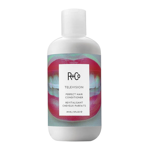 R+Co Television Perfect Hair Conditioner | Shine + Strengthening + Softening for All Hair Types | Vegan + Cruelty-Free | 8.5 Oz