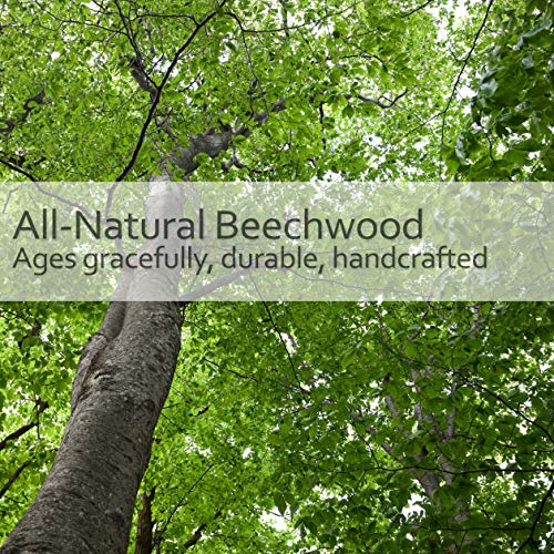 Redecker Gardener's Nail Brush with Tampico Fiber & Oiled Beechwood Handle, 4-1/4"