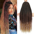 Senegalese Twist Crochet Hair 22 Inch - 9 Packs, Pre-Looped, Natural Look, for Protective Styles - T1B/30/27