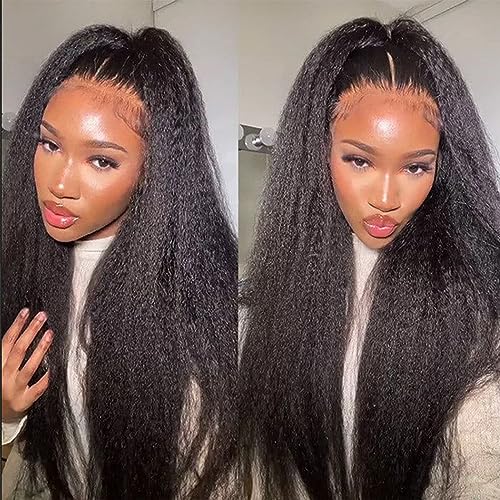 Kinky Straight Hair Bundles 20 Inch Human Hair Yaki Straight Weft - Single Bundle