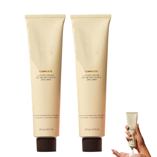 Complete Air Dry Cream, No Heat Air Dry Cream, Frizz Control & Natural Texture – Color‑safe, Hair Styling Creams for Curly, Wavy & Straight Hair (2)