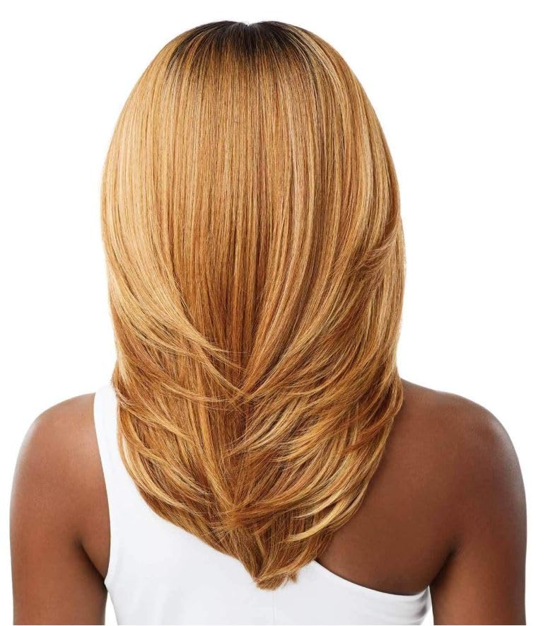 Outre Lace Front Wigs - Melted Hairline Martina 613 Synthetic Wig