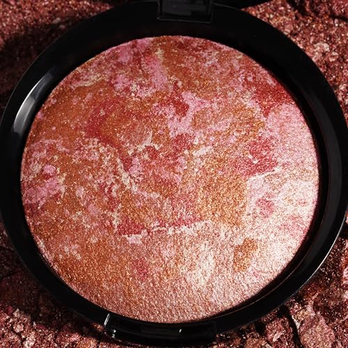 Baked Bronzer Powder for Face ? Natural Bronze, Cruelty Free Makeup for Shape, Contour & Highlight with a Soft Matte Radiant Finish (Nebula Night)