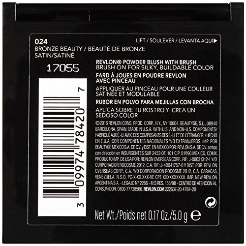 Revlon Powder Blush - Bronze Beauty 0.17 oz - Versatile for All Skin Tones