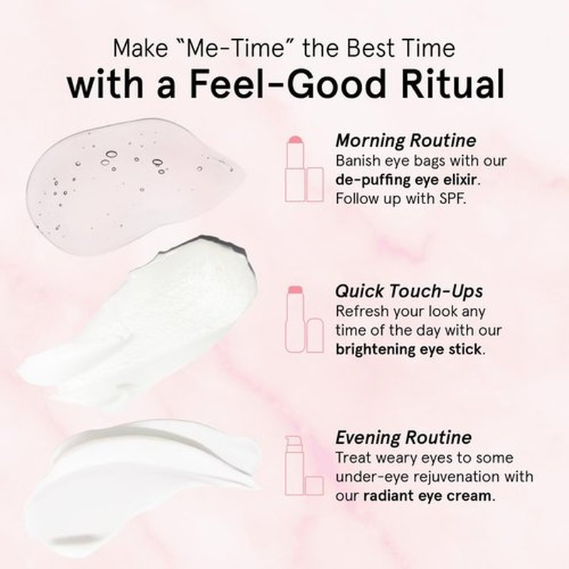 grace & stella Under Eye Brightener Roller - Retinol & Caffeine Eye Serum for Puffiness, Dark Circles, Fine Lines & Wrinkles - Hydrating & Smoothing - Vegan Cruelty-Free Skincare (15ml / 0.51 fl oz)