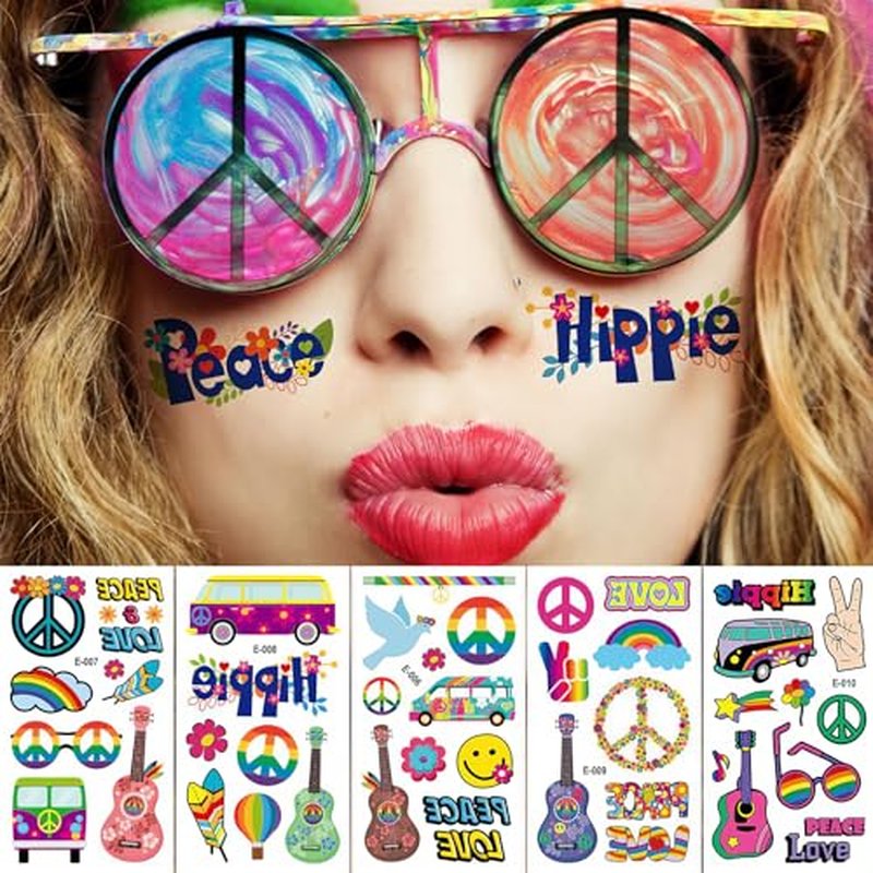 6 Sheet Halloween Spider Bat Temporary Tattoo Stickers Face eye Makeup Stickers Decals for Women Girls Halloween Masquerade Cosplay Party Decorations