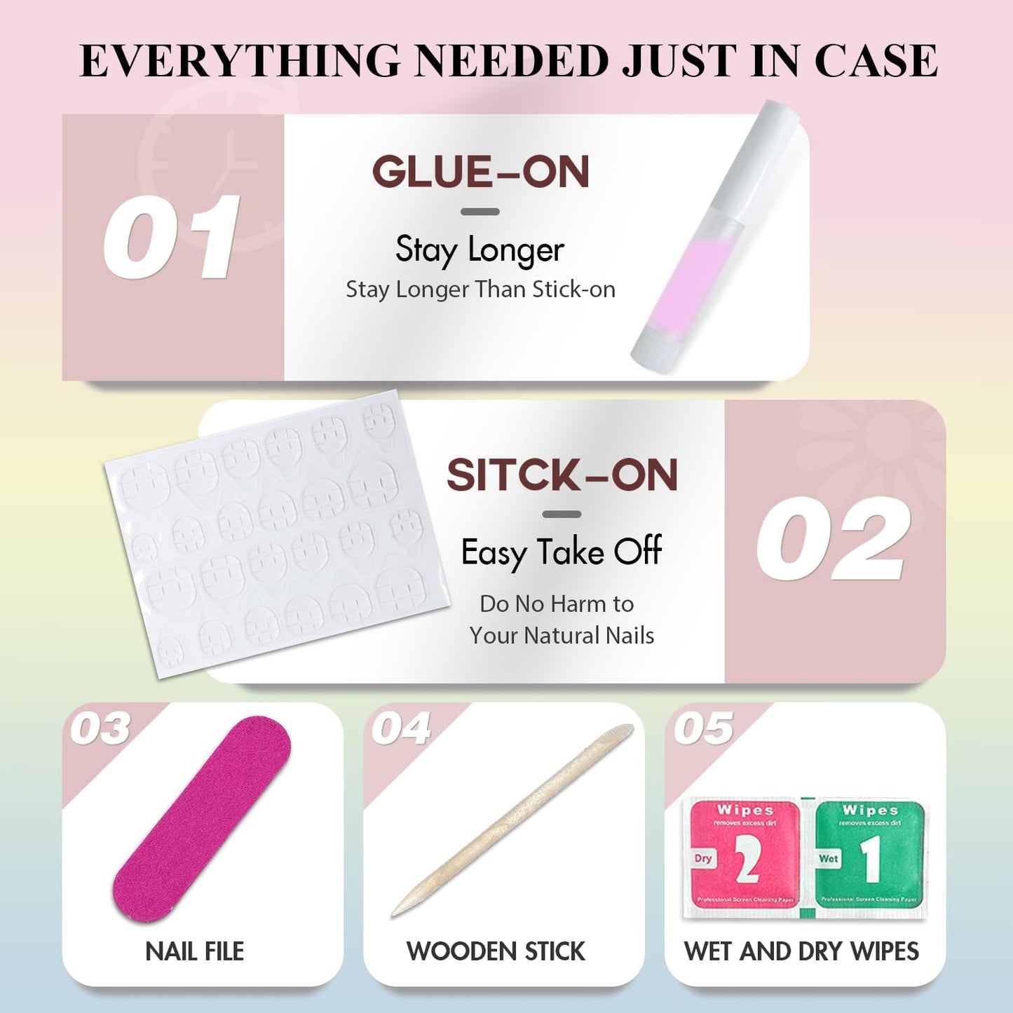 KQueenest Dark Red Press On Nails Short Oval - Acrylic Press On Nails with Glue, Almond Short Fake Nails Press ons, Glossy Opaque Burgundy Maroon, Reusable Soft Gel Glue on Nails for Women, 24 Pcs