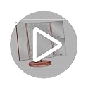 Flymiro Rose Gold Tri-Fold Lighted Makeup Mirror with 3x/2x Magnification, Touch Screen LEDs, 180° Rotation, Portable Vanity for Women & Teens