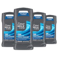 Dove Men+Care Clean Comfort Antiperspirant Deodorant Stick 2.7 oz (Pack of 4)
