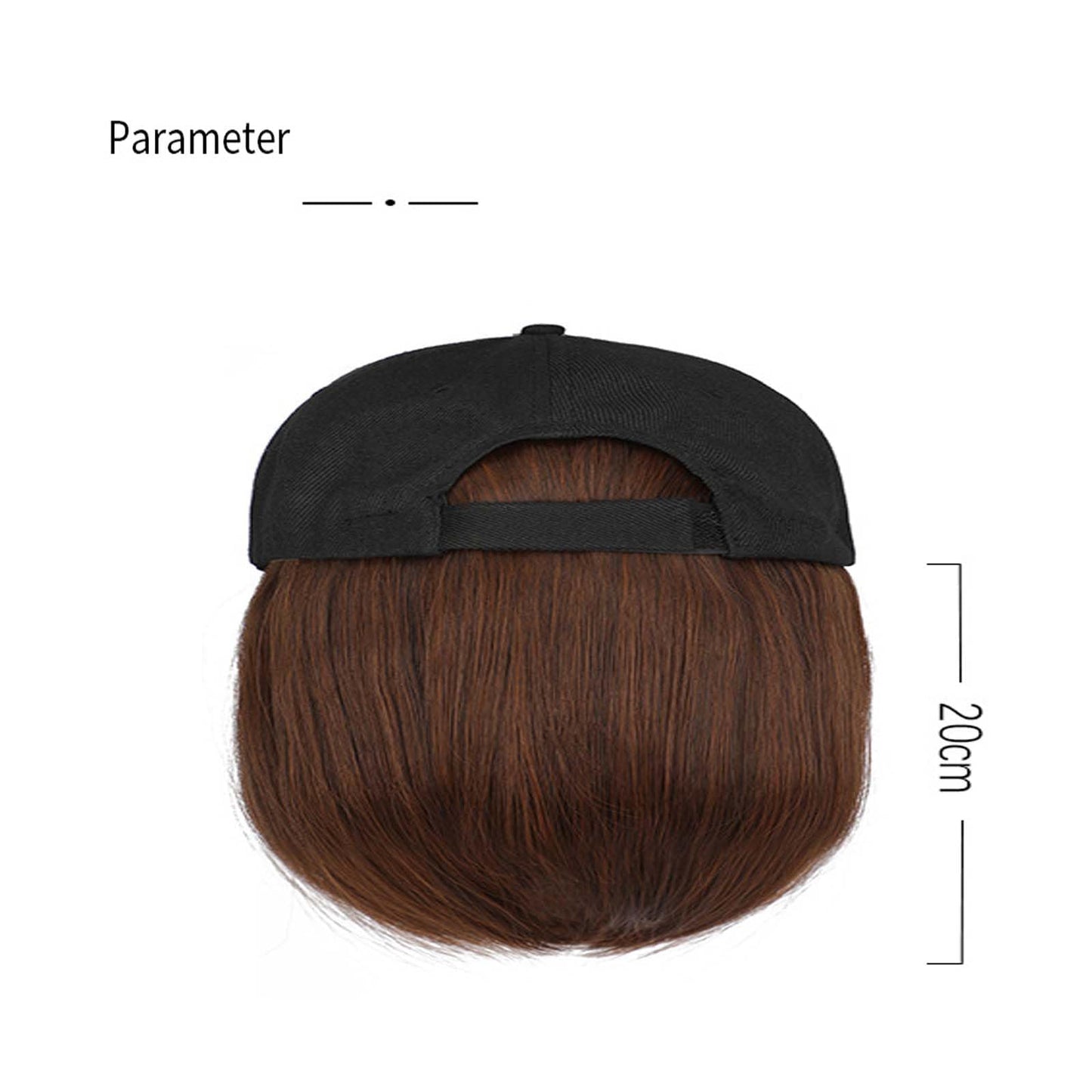 WUODHT Wbaseball cap wigs for black women human hair African Kinky Curly bob wig Duck Tongue cap wig braids