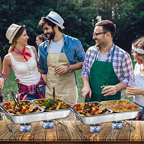 Disposable Full Size Chafing Dish Buffet Set for Catering & Parties - 33 Pcs