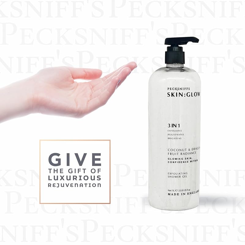 Pecksniff's Coconut & Dragon Fruit Radiance Exfoliating Shower Gel 1000 ml (+1 Fl Oz) Variation
