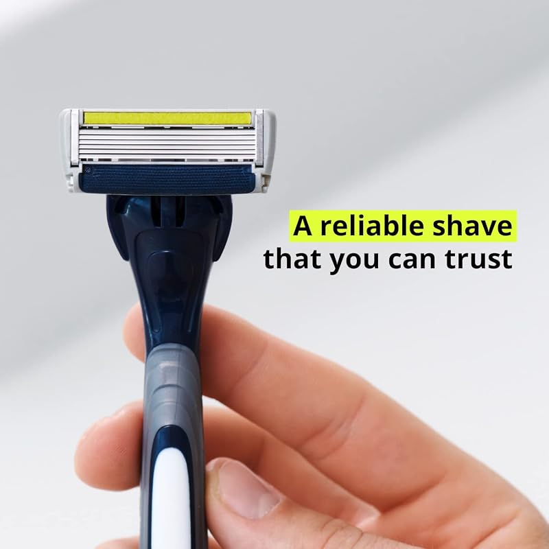 Dorco Pace 6+ Six Blade Disposable Razors with Trimmer – Value Pack (9 Count)
