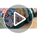 Autumn Dream Reversible Cotton Bedspread Quilt Set King Turquoise Floral Patchwork