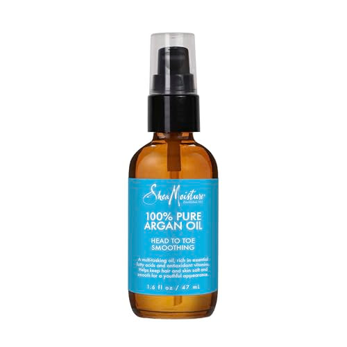 Sheamoisture Multi-Tasking Oil for Smooth Hair and Skin 100% Pure Argan Oil Head-to-Toe Formula 1.6 Fl Oz