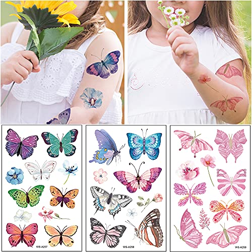 UV Shine Lightning Patterns Temporary Tattoos - Body Tattoo Set for Halloween, Cosplay, Festivals, Dance Parties, and Raves