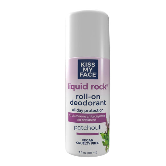 Fragrance-Free Natural Liquid Rock Deodorant - 3 oz (Pack of 3) | Kiss My Face
