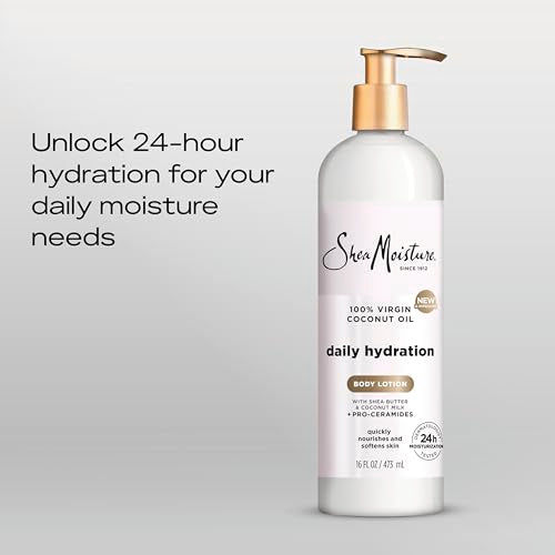 SheaMoisture Fragranced Daily Hydration Body Lotion with Virgin Coconut Oil & Shea Butter - 16 oz Pack of 4