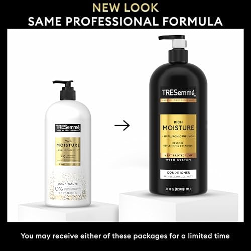 TRESemmé Rich Moisture Moisturizing Conditioner with Pump - 39 Fl Oz Pack of 4