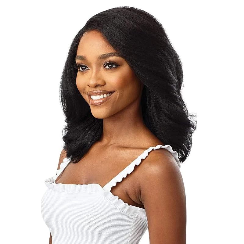 Outre EveryWear Synthetic HD Lace Front Wig - EVERY6, Jet Black