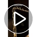 LED Makeup Mirror with Lights - 18.1 x 13.4 Crystal Frame, Dimmable, Touch Control - Galental Variation of THIS listing