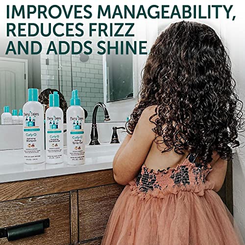 Kids Curly Hair Shampoo Conditioner & Styling Spray Gel 9.33 Fl Oz Pack of 3