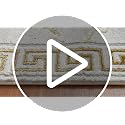 Glory Rugs 5' x 7' Cream & Gold Modern Abstract Area Rug for Living Room