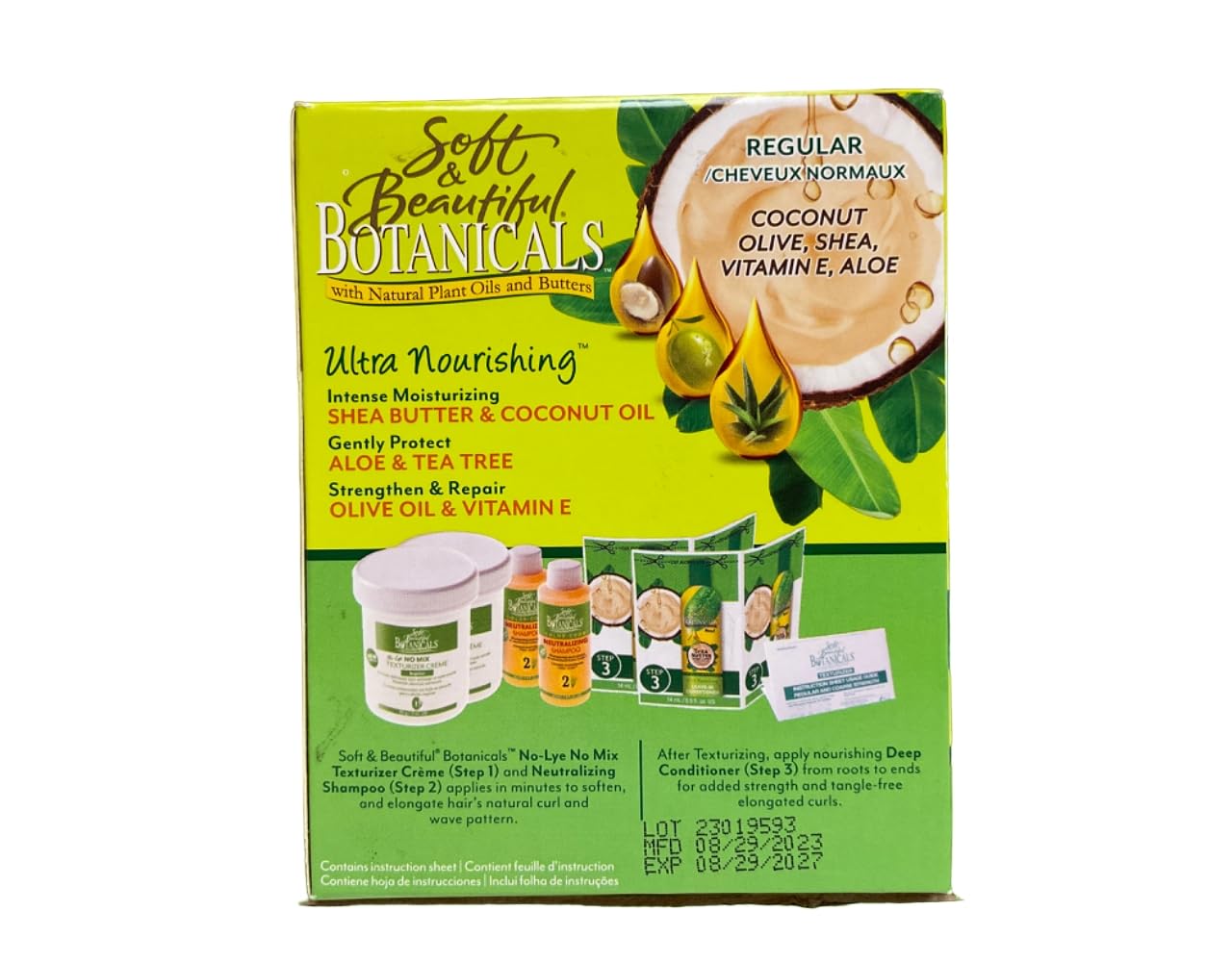 Soft & Beautiful Botanicals Texturizer [Regular] (Pack of 2)