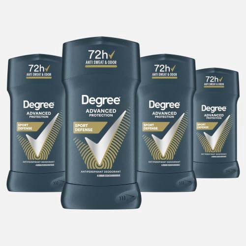 Rustic Pack of 4 Degree Advanced Sport Defense Antiperspirant Deodorant 2.7 oz