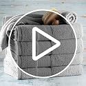 Hearth & Harbor Hunter Green Cotton Washcloths 12 Pack - Soft, Absorbent 13x13" Body & Face Towels