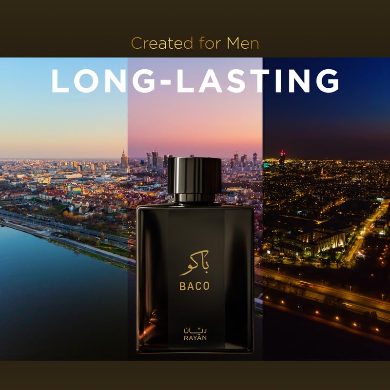 Luxury Tobacco Leather Men’s Eau de Parfum 100ml - Long Lasting Saffron Amber Patchouli