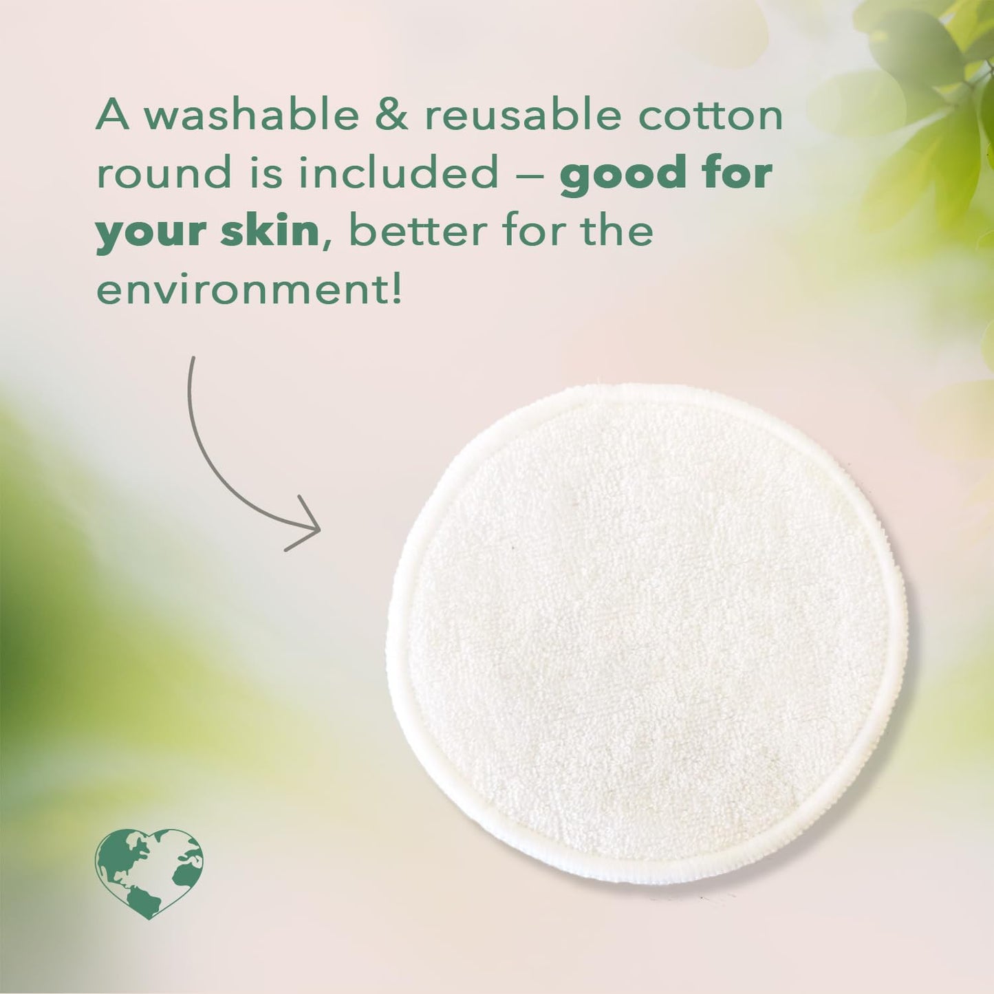 Nourish Organic Face Serum, Apricot & Argan – Pure Hydrating Facial Serum with Vitamin C and Vitamin A + Washable Cotton Round