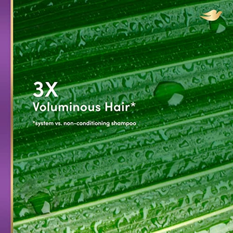 Dove RE+AL Bio-Mimetic Care Conditioner For Fine, Flat Hair Revolumize Silicone-Free Conditioner With Coconut + Vegan Collagen 10oz