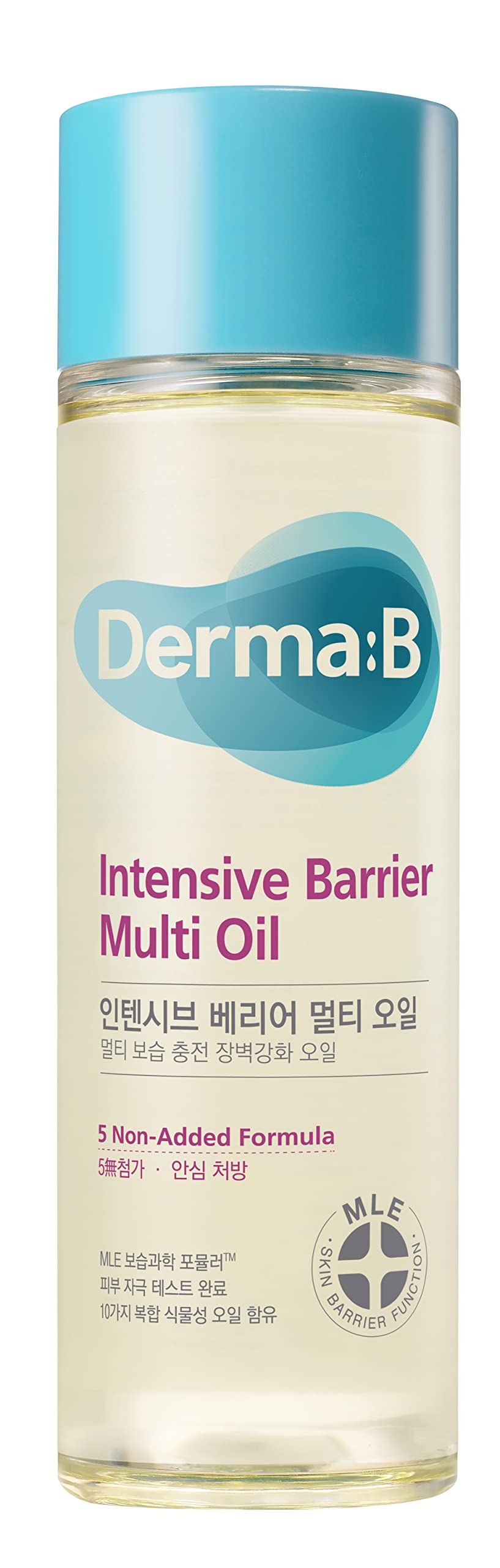 Derma B | Intensive Barrier Multi Body Oil | Moisturizing Non-Sticky Multi-Use Oil After Shower | 10 Botanical Skin Oil for Sensitive Skin | Korean Body Oils for Women & Men | 4.56 fl oz (135ml)