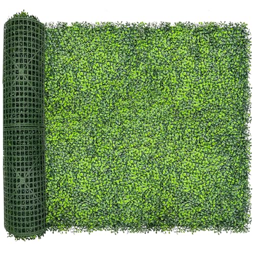 48x128 Inch Artificial Green Ivy Privacy Fence Screen - Durable Outdoor Panel