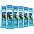 Suave Essentials Ocean Breeze Body Wash 6 Pack - Fresh Oil Blend, Vitamin E & Algae, Old Packaging