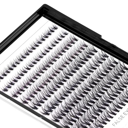 ¡æVAYATOR False Eyelashes 20D 200pcs D Curl 8-20mm Mixed Mink Eyelashes Extension Natural Faux Eyelashes Individual Lashes Makeup Tools(10-12-14-16mm Mixed)