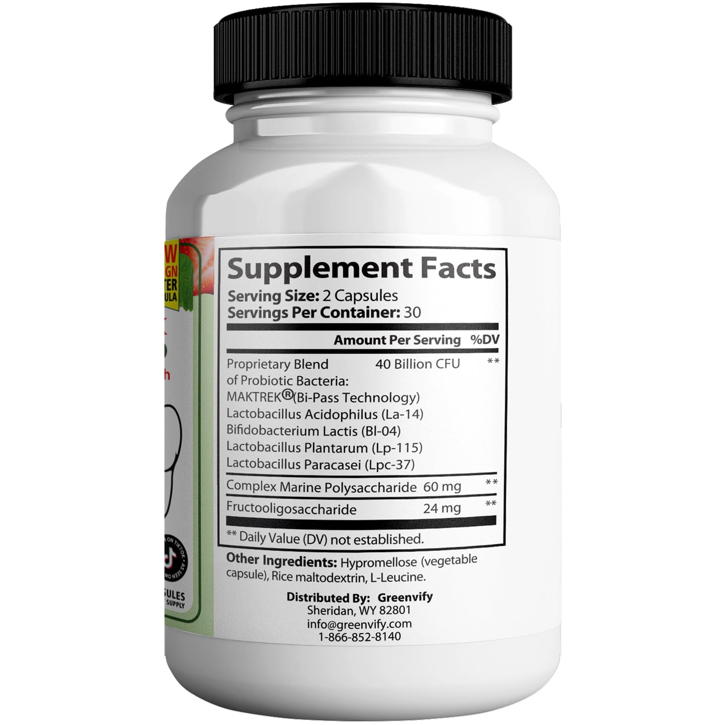 GREENVIFY DentamPro Max for Gums and Teeth Health & Fresh Breath - 40 Billion CFU Advanced Oral Probiotics for Mouth Bad Breath, Capsule Supplement (1)