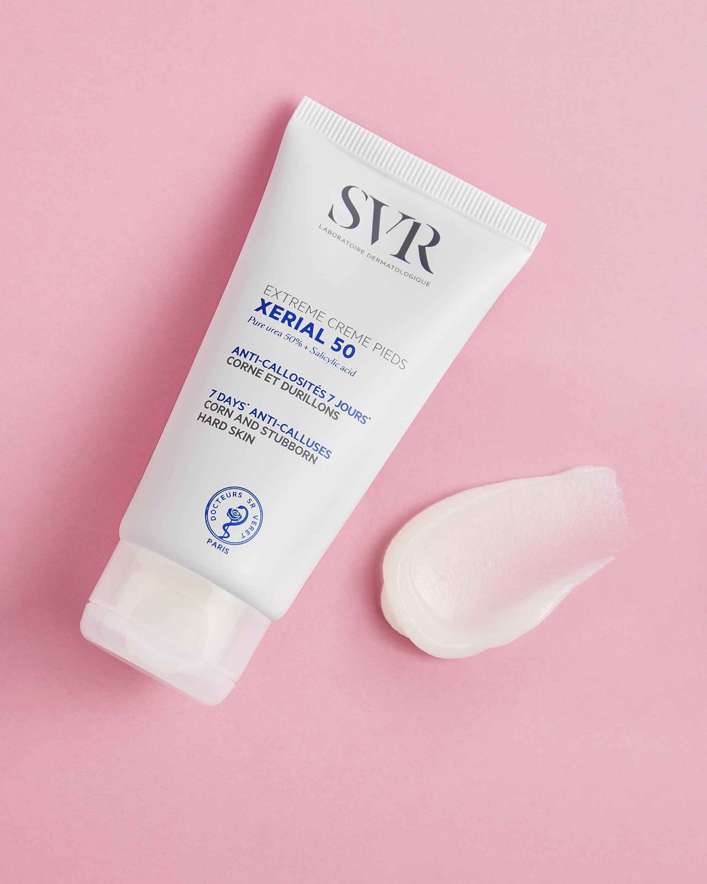 SVR Xerial 50 Extreme Foot Gel With Salicylic Acid & 50% Pure Urea For Severely Dry, Cracked, Rough, Stubborn Hard Skin Prone To Corns And Calluses. Relief For Extremely Dry Feet 1.7 Fl.oz.