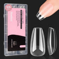 Beetles Short Coffin Nail Tips 576 PCS Half Matte Pre-shape Short Coffin Fake Nails 12 Sizes Full Cover Acrylic False Nails Nail Extension DIY Manicure Gifts for Women
