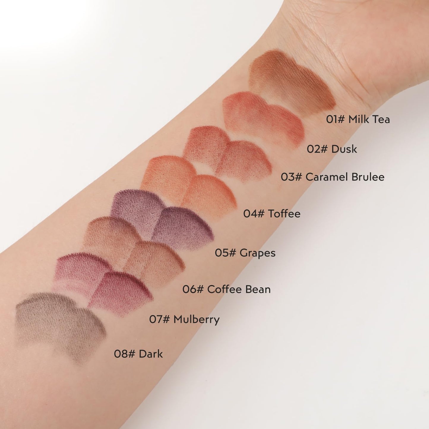 2 in 1 Lip Liner and Lipstick Combo Set, Matte Brown Lip Liner【Smudging Formula】【Long Lasting】【Silky and Smooth】Creamy Lip Pencil Crayon, Tapered Design Create Gradient Lip Makeup（04# Toffee）