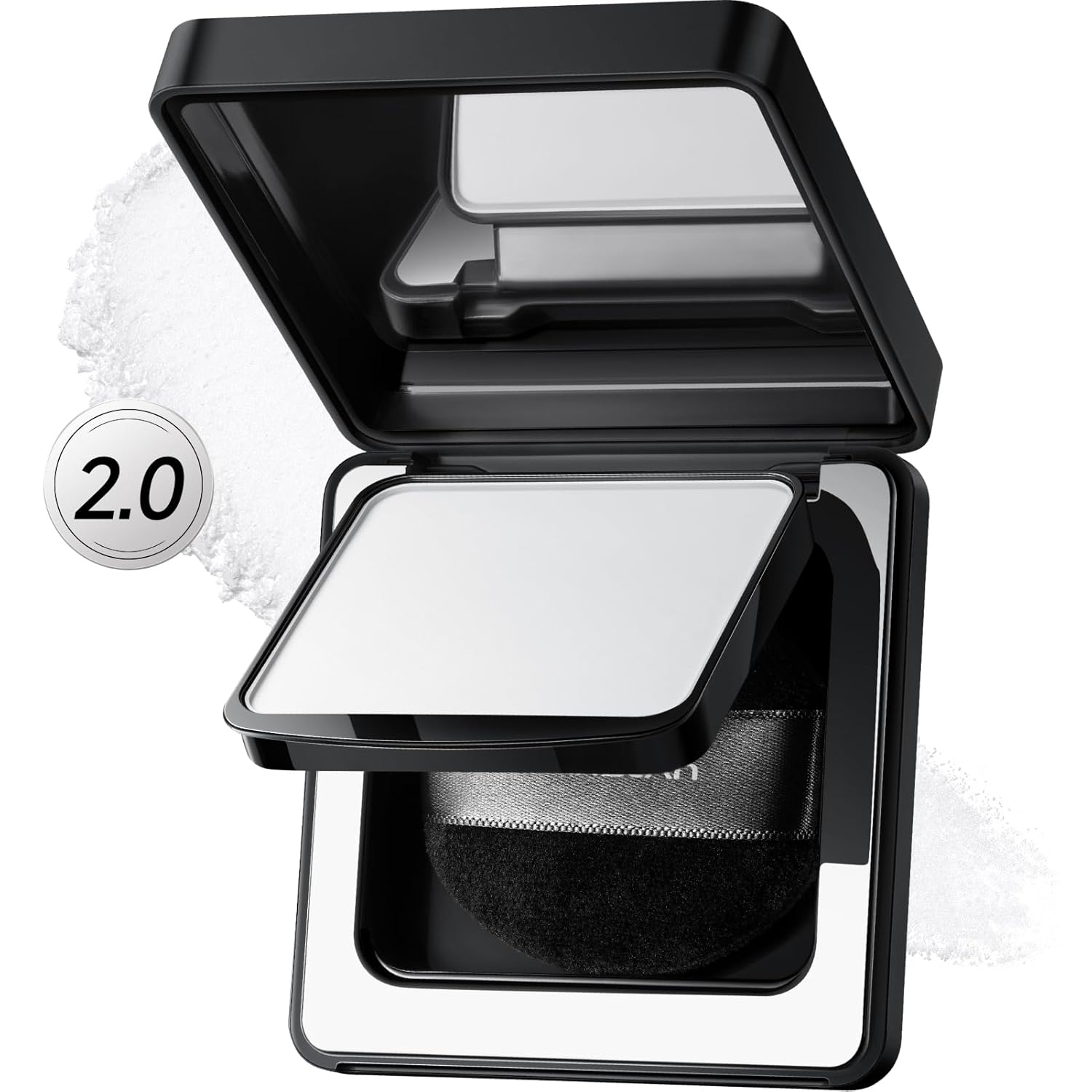 CARSLAN 2.0 Waterproof Translucent Setting Powder - Long-Lasting Oil Control Compact Makeup for Oily Skin, 0.28oz