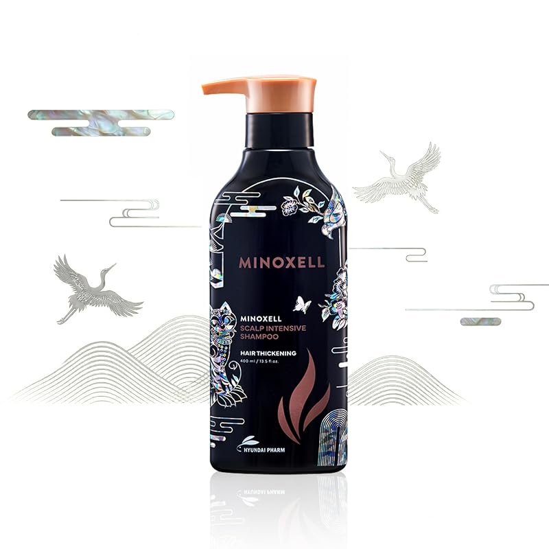 Minoxell Scalp Intensive K-Shampoo Playful Edition 13.5 Fl Oz