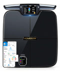 Homerz Smart Scale with BMI, Body Fat & Muscle Mass — Black+Pro Variation